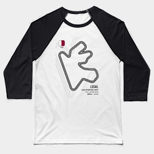 Losail Race Track Baseball T-Shirt